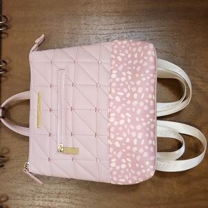 Betsey Johnson Luv Betsey Pink Quilted Backpack